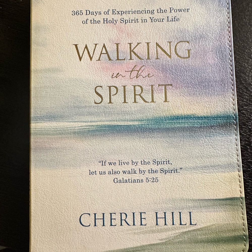 Walking in the Spirit Book by Cherie Hill Daily Devotional Journal